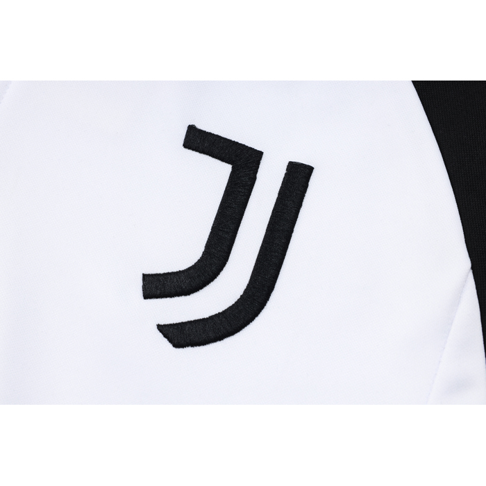 Chandal de Sudadera del Juventus 23-24 Blanco y Negro - Haga un click en la imagen para cerrar
